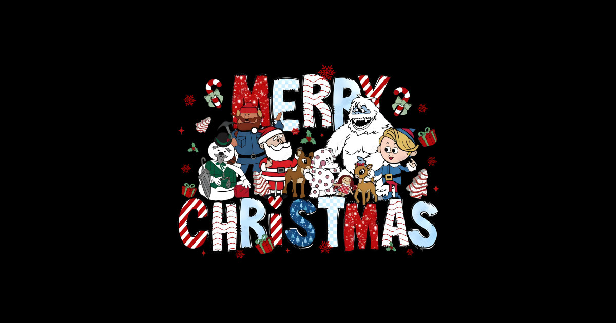 Merry Christmas 90's Movie Cartoon - Rudolph The Red Xmas Nosed ...