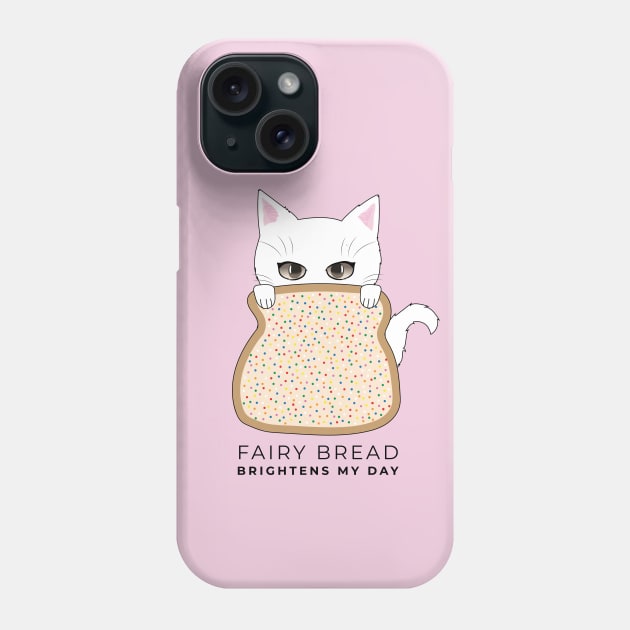 Fairy Bread Cat Phone Case by akwl.design