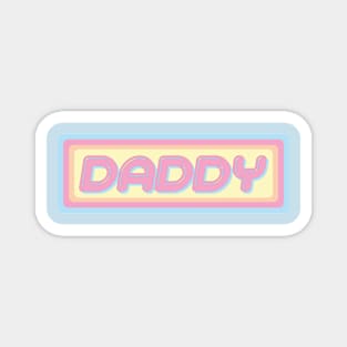 Daddy - Retro Design Magnet