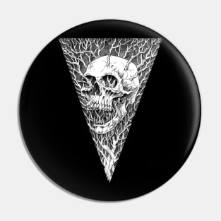 Screaming Skull Pin