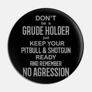 No Agression Pin