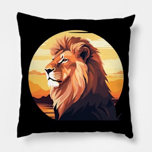 Lion Safari Animal Beauty Nature Wildlife Discovery Pillow