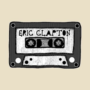 clapton cassette black and white T-Shirt