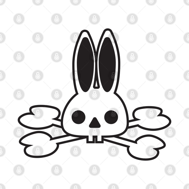 Bunny, skull, bones, horror, pirate, Halloween, rabbit, skulls by IDesign23