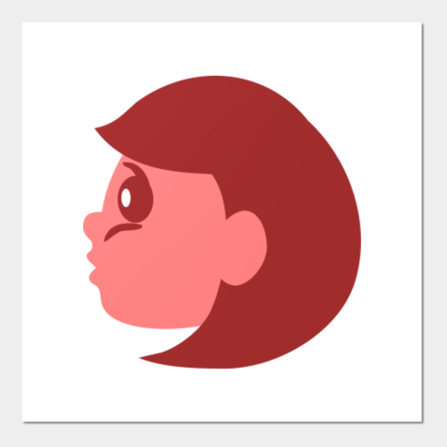 Limited Edition Exclusive Girl Profile Girl Profile Posters And Art Prints Teepublic Au,Anime Base Female Happy