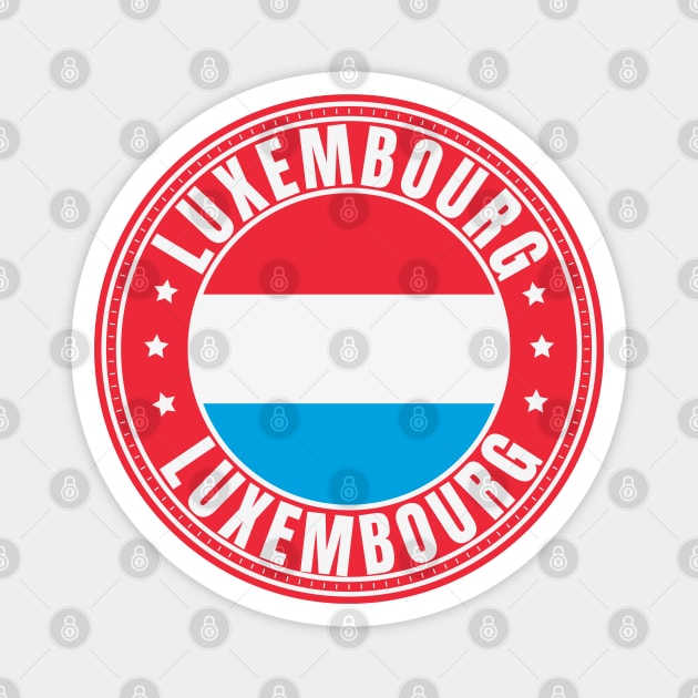 Luxembourg Magnet by footballomatic