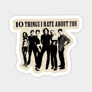 10 things i hate about you // movie retro Magnet