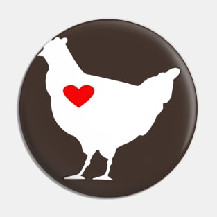 Chicken Love Pin