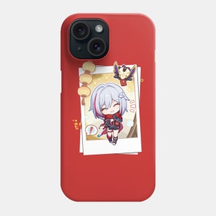 Honkai Star Rail Chibi Topaz Scarf Phone Case