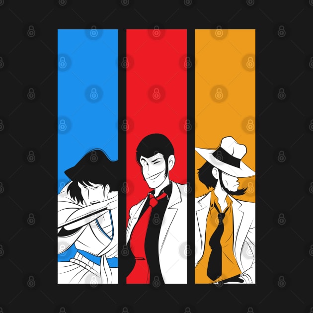 054b Lupin trio by Yexart