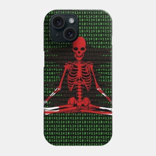 Internet hacker nerd 1 0 computer Phone Case