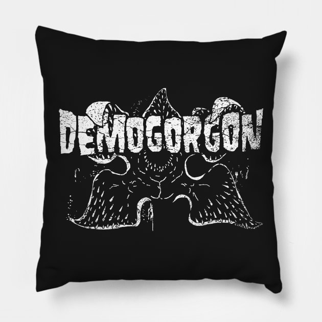 DEMOGORGANZIG Pillow by illproxy