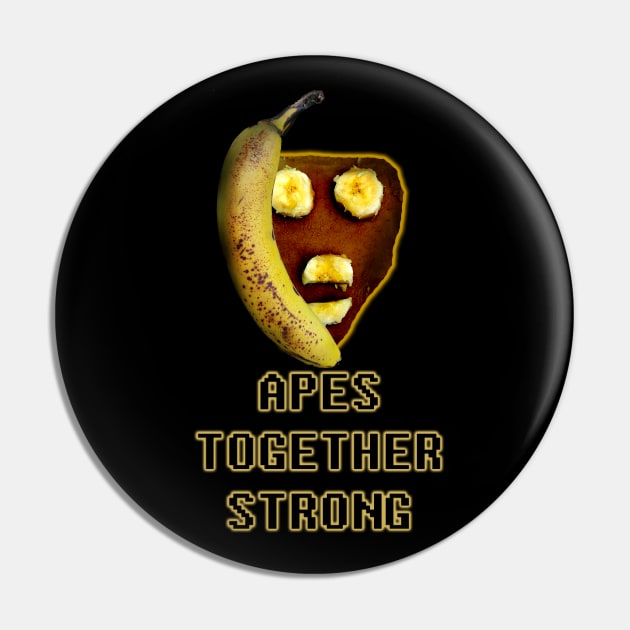 Apes Together Strong Pin by IanWylie87