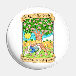 Moving to the Country - Peaches - Illustrated Lyrics Pin
