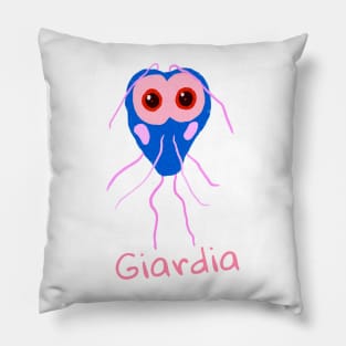 Giardia Cute Microbes Adorable Bacteria Pillow