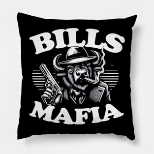 Bills Mafia T-Shirt - Unite in Buffalo Pride Pillow