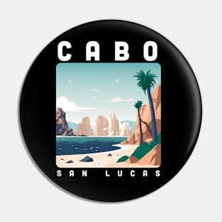 Cabo San Lucas Souvenir Mexico Family Group Trip Vacation Pin