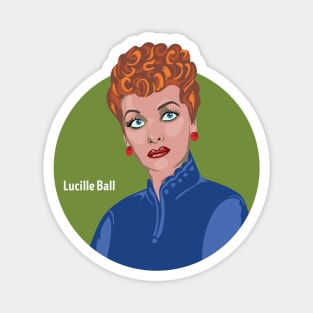 Hollywood actress Lucille Ball Magnet