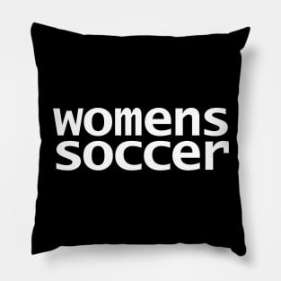 Womens Soccer Pillow