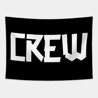 Crew Gaffer BIG front White Tapestry