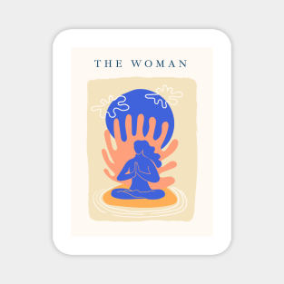 The Woman, Matisse Art Style Magnet