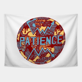 Pastel Cream Circle of Patience Tapestry