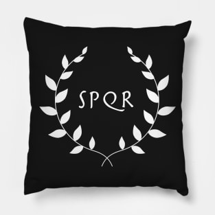 Roman Empire SPQR Wreath Pillow