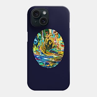 First Flight: Bathing In The Pool Of Dragons Medallion Phone Case