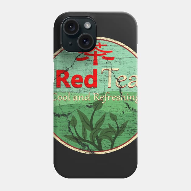 Red Tea Phone Case by robotrobotROBOT