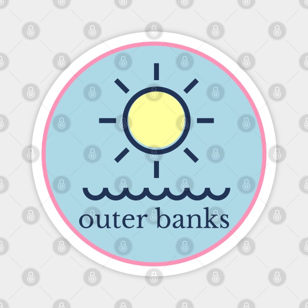 Outer Banks OBX Magnet by Hello Sunshine