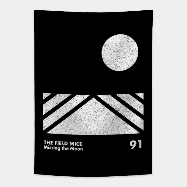 Missing The Moon / Minimal Graphic Design Tribute Tapestry by saudade