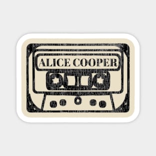 Alice Cooper cassette Magnet