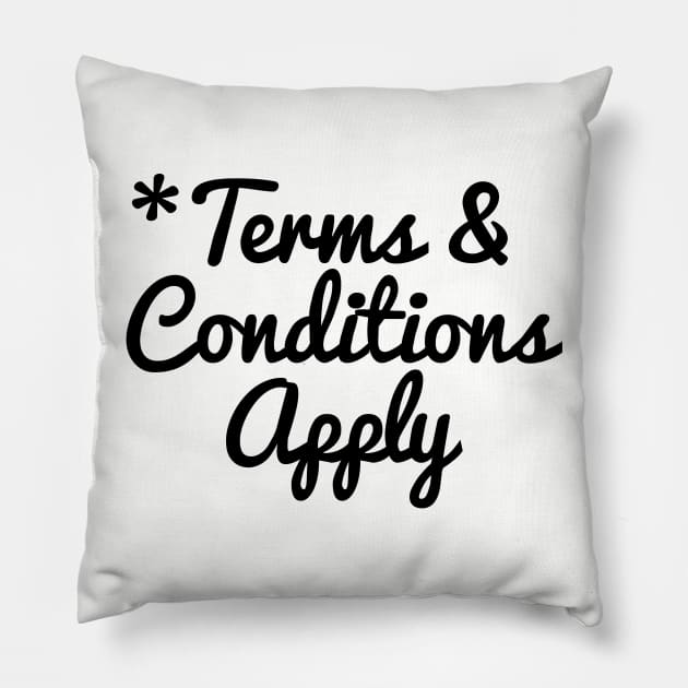 Lawyer Terms And Conditions Pillow by atomguy