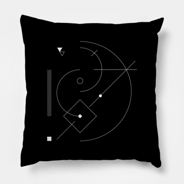 Geometric Exploration XIV - Music/Dance Pillow by Koyaanisqatsian