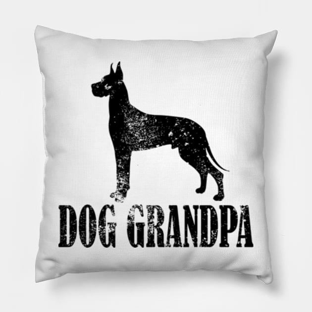 Great Danes Dog Grandpa Pillow by AstridLdenOs