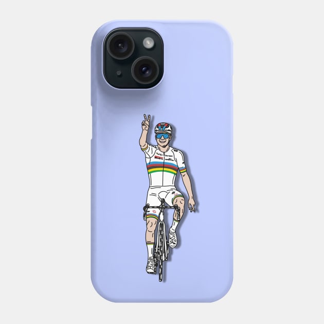 Remco Evenepoel Champion Liege Bastogne Liege Phone Case by p3p3ncil