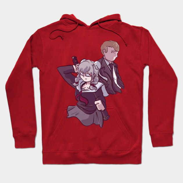 kuzupeko danganronpa hoodie teepublic
