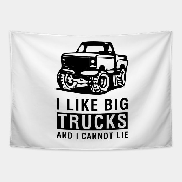 I Like Big Trucks and I Cannot Lie Tapestry by CityNoir