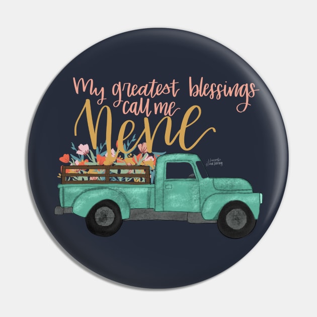 Nene’s Blessings Pin by Hannah’s Hand Lettering