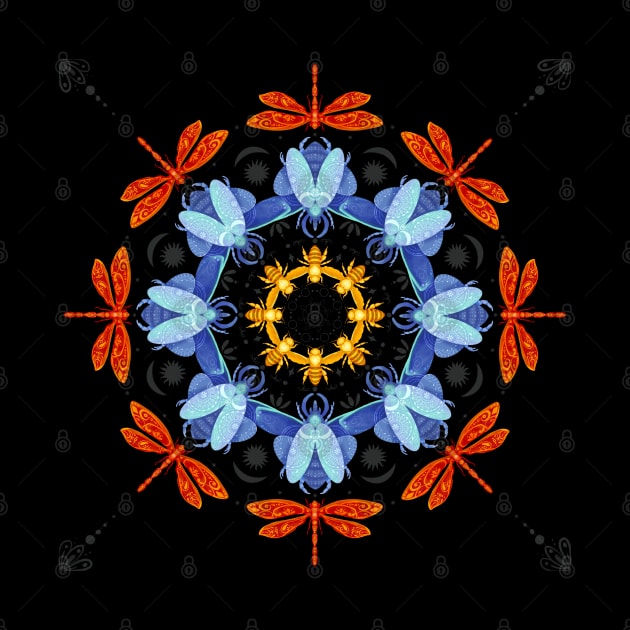 Mystical bugs mandala by TeteBrage