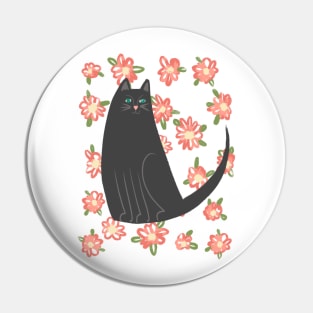 Flower Cat! Pin