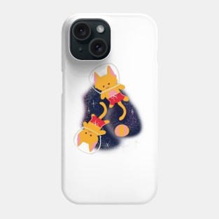 Cats Summer Space Swimming Vortex Phone Case