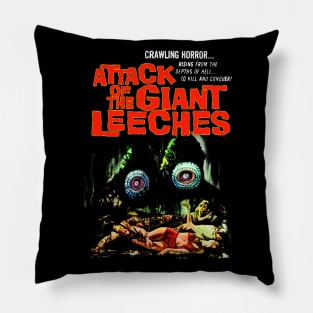 Attack of the giant leeches Pillow