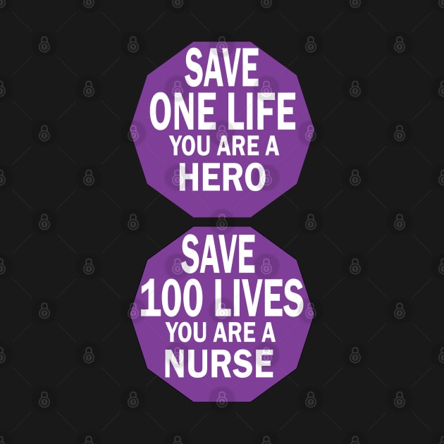 Nursing motivational Quotes Design for students and Nurses by ArtoBagsPlus