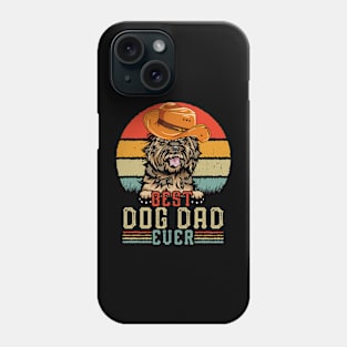 Vintage Best Dog Dad Ever Retro Headband Funny Father's Day Phone Case