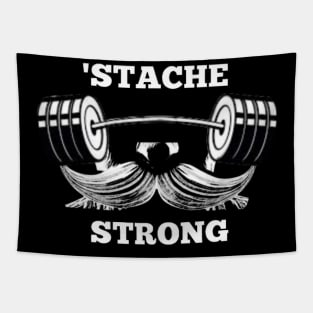 'Stache Strong Tapestry