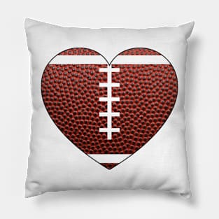 Football Heart Pillow