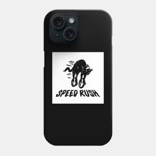 Cat Cycling Speed Rush Phone Case