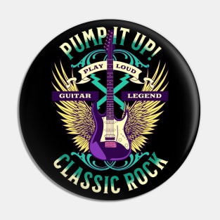 Pump It Up Classic Rock Pin