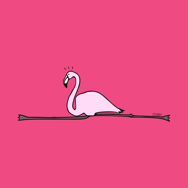 Flamingo Gymnastics: The Flailmingo by SterryCartoons